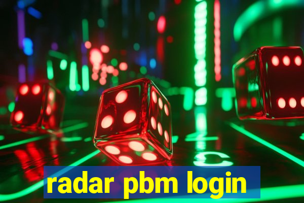 radar pbm login